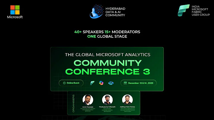 Global Microsoft Analytics Community Conference 3- Microsoft Fabric, Purview, and Copilot