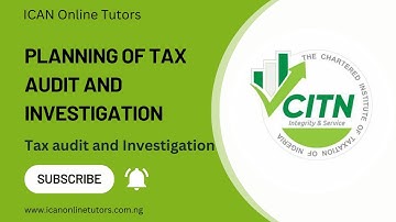 TAI - Planning of Tax Audit and Investigation