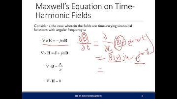 Electromagnetics - Plane Waves in a Lossless Medium