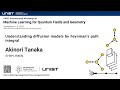 Akinori Tanaka (iTHEM, RIKEN) - Understanding diffusion models by Feynman's path integral