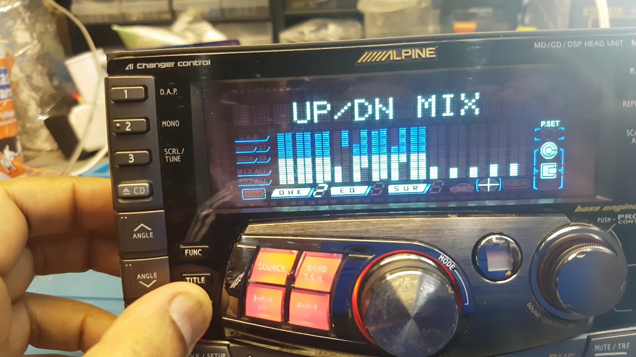 Alpine MDA W933J CD/MD/DSP - YouTube