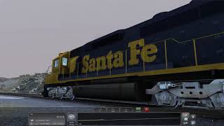 Train Simulator 2018 - [AT&SF SD45-2] - Raining over Cajon Pass - 4K UHD