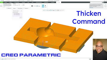 Creo Parametric - Thicken Command | Surfacing