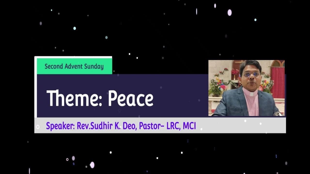 Christmas Second Advent// Candle of Peace // Advent Message