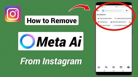How to Remove Meta Ai From Instagram - Full Guide