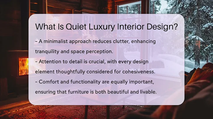 What Is Quiet Luxury Interior Design? - Style Your Decor