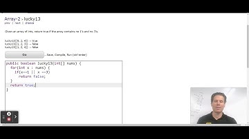 CodingBat Java Array-2 lucky13
