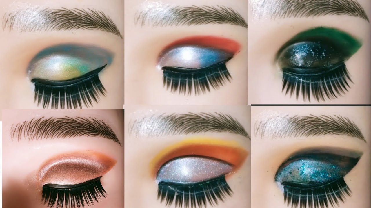 6 Different Eye Makeup Looks EASY Eye makeup Tutorial for Beginners How to do eyesmakeup