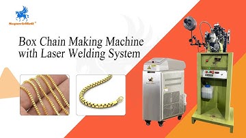 SuperbMelt jewelry chain making machine Box Chain Making Machine with Laser Welding System for gold
