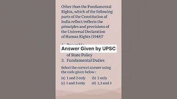 UPSC CSE PYQ Prelims’20 #upsc #exam #study #shorts #ytshorts #trending