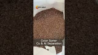 Color Sorter - How to Separate Copper & Aluminum #Shorts #colorsorter