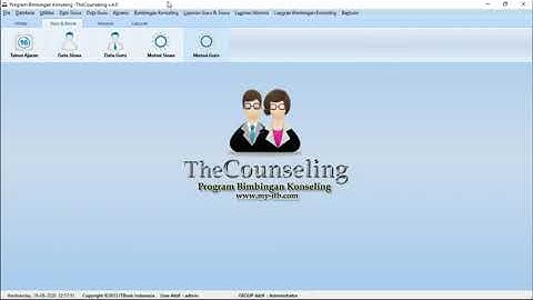 Software Aplikasi Bimbingan Konseling BK | THE COUNSELING