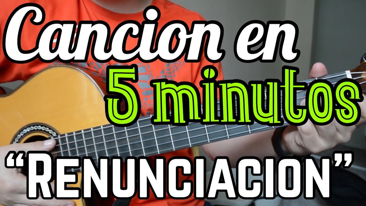 Renunciacion - Tutorial de Guitarra ( Javier Solis ) Para Principiantes