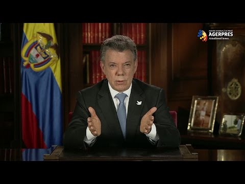 Video: Președintele Columbiei (Juan Manuel Santos) - laureat al Premiului Nobel pentru Pace 2016