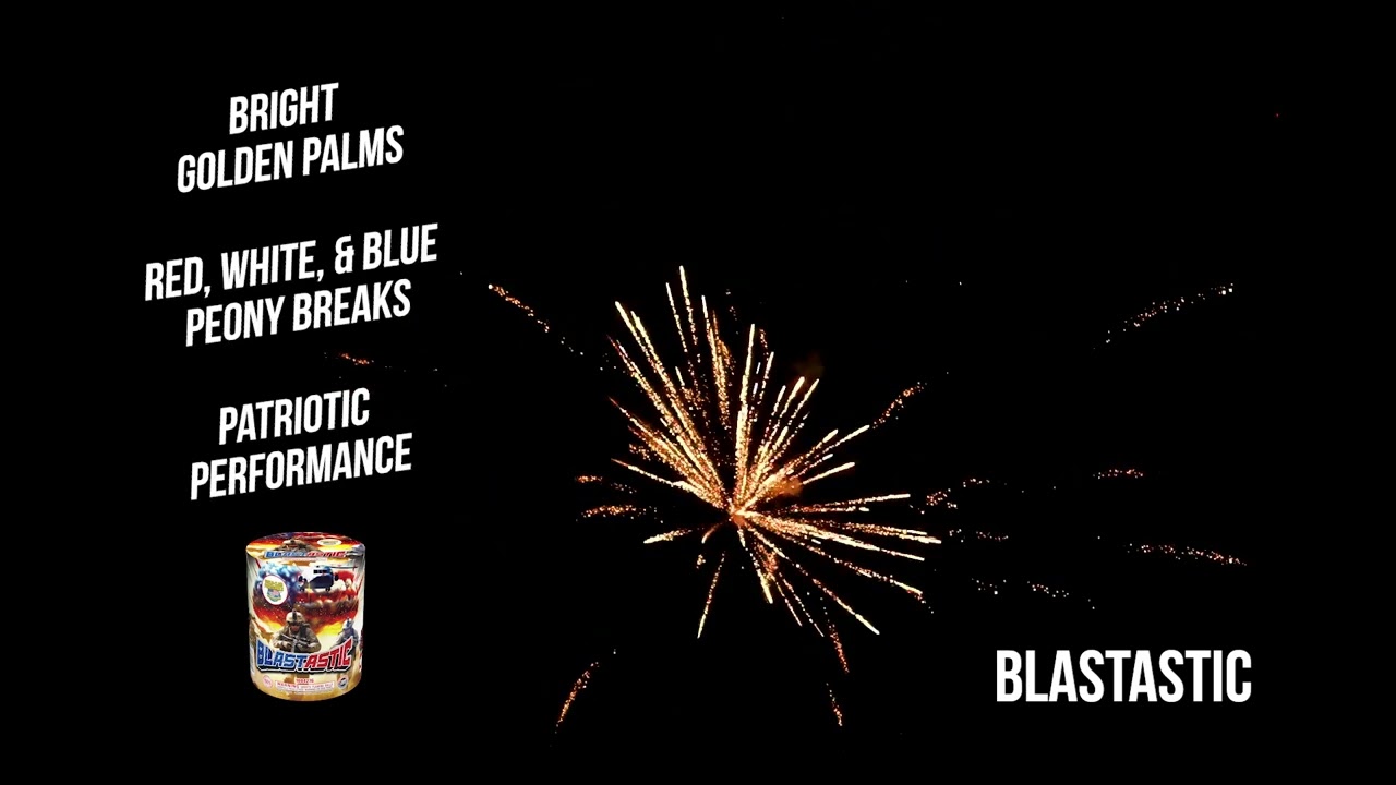 Blastastic 200g Multi-shot Aerial Firework - World Class