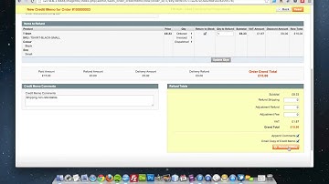 Magento - How to refund (offline) an order