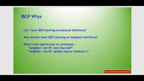 iBGP common queries and problems