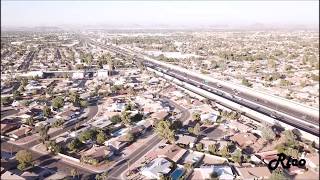 i-17 & Greenway Rd Phoenix, Arizona (Drone Footage) Actualización