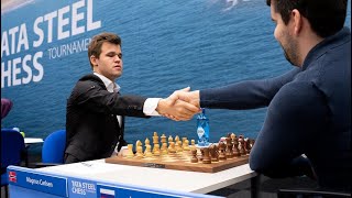 Anti Grunfeld Magnus Carlsen Vs Ian Nepomniachtchi Tata Steel Chess 2018 - R2