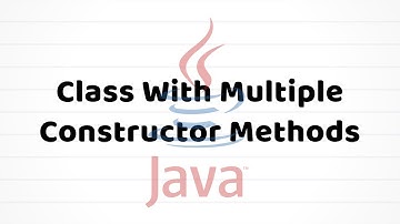 Java Programming Tutorial - 39 - Multiple Constructors