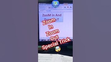 Excel Sheet में Zoom in / Zoom out karne ka Special Trick 😱 #shorts #excel #trending