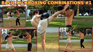 Basic Kickboxing Combinations #1 - ENGLISH -