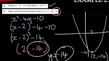 Completing the square lesson - Higher GCSE