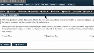 MarketPowerPRO MLM Software - Commissions Processing