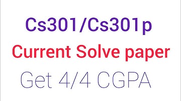 Cs301p Current Paper fall 2023 With soluation || #cs301 (Data Structure) || #Cs301p