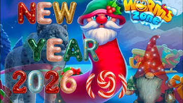 🎄❄️ Worms Zone.io New Year 2026 (9) 🎄❄️ by 4Games_#1133