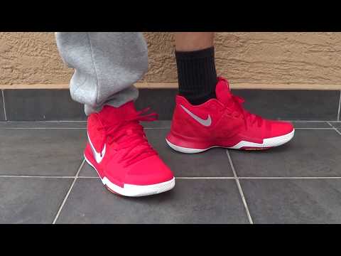 kyrie 3 red suede