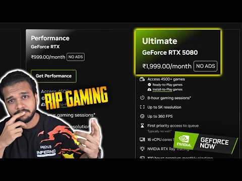 NVIDIA GeForce Now Cloud Gaming in INDIA - Good or Bad ?? | Honest Opinion - INSANE Pricing 💀