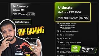 NVIDIA GeForce Now Cloud Gaming in INDIA - Good or Bad ?? | Honest Opinion - INSANE Pricing 💀