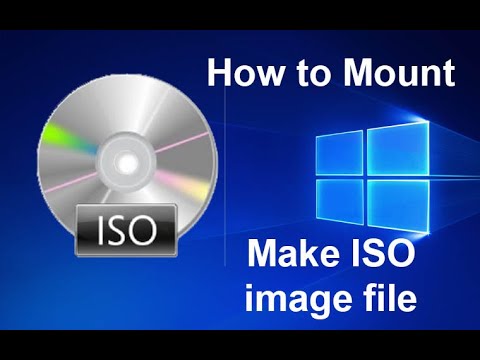 Paano mag Mount at gumawa ng ISO image file