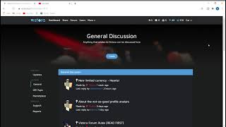 How To Post On Vistora Forum