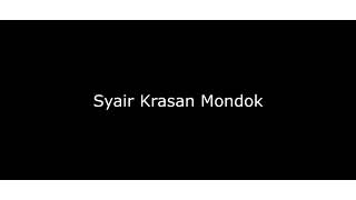 Syair Krasan Mondok Karaoke Cewe