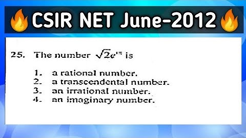 #profpintoojaiswar    #CSIRNET||June-2012,Part-B,Q.25||Mathematical Science