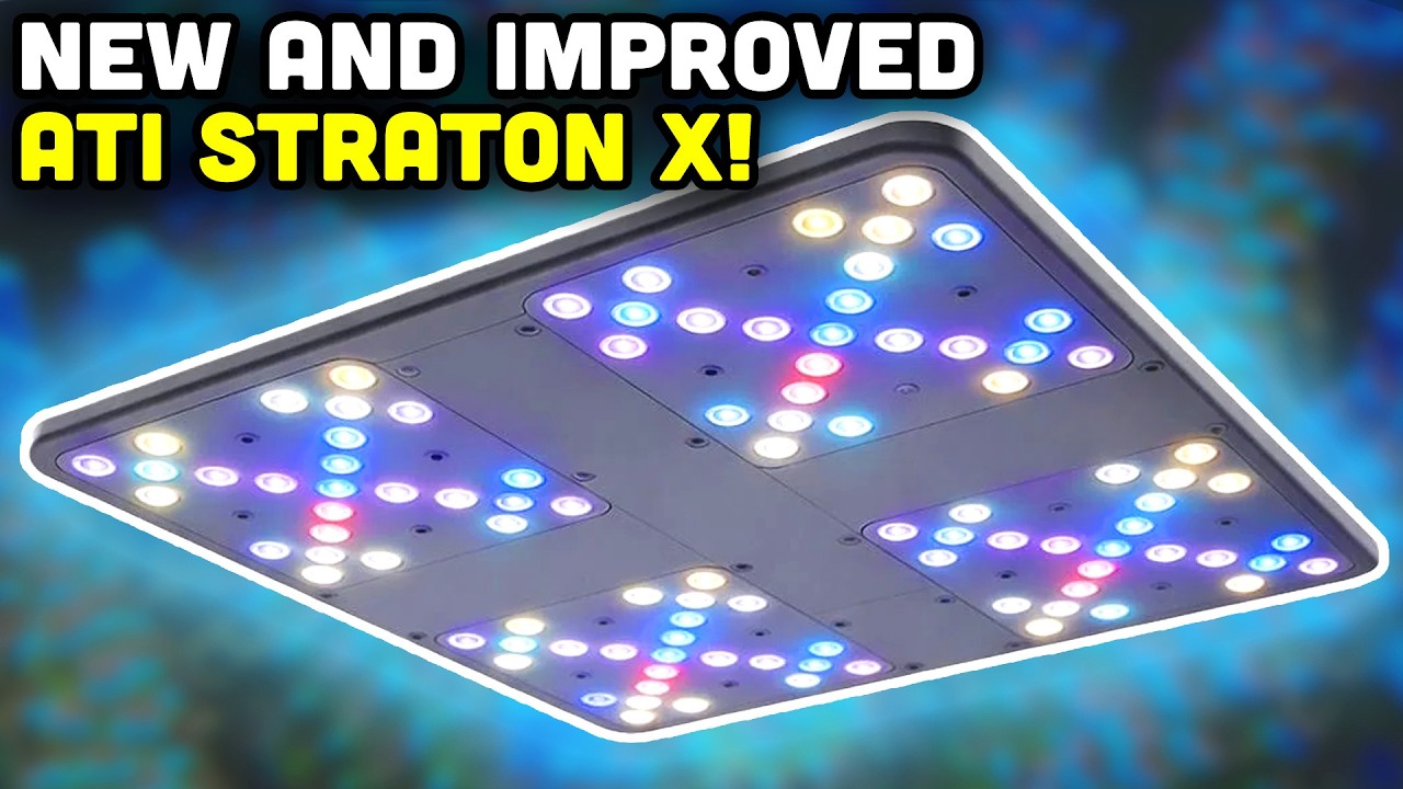 CRAZY Thin Aquarium Light! The ATI Straton X!