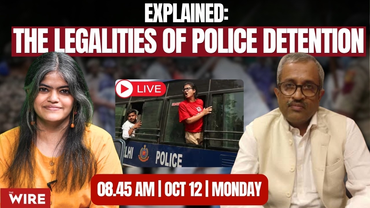 Explained: The Legalities of Police Detention | Live