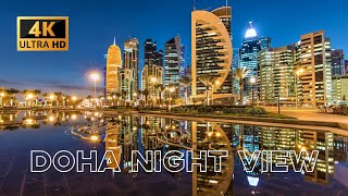 Doha Night View [4K]
