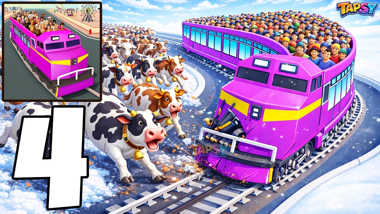 🚉Passenger Express Train Gameplay Walkthrough Part 4 – Busy Railway Operations (Android,iOS)