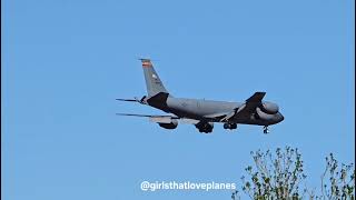 Beautiful tail COPPERHEADS KC-135R 161st ARW from Phoenix, Arizona coming in to RAF Mildenhall.