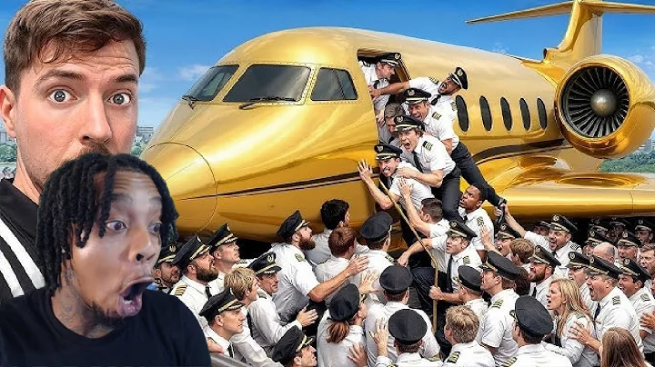 FlightReacts To MrBeast 100 Pilots Fight For A Private Jet!