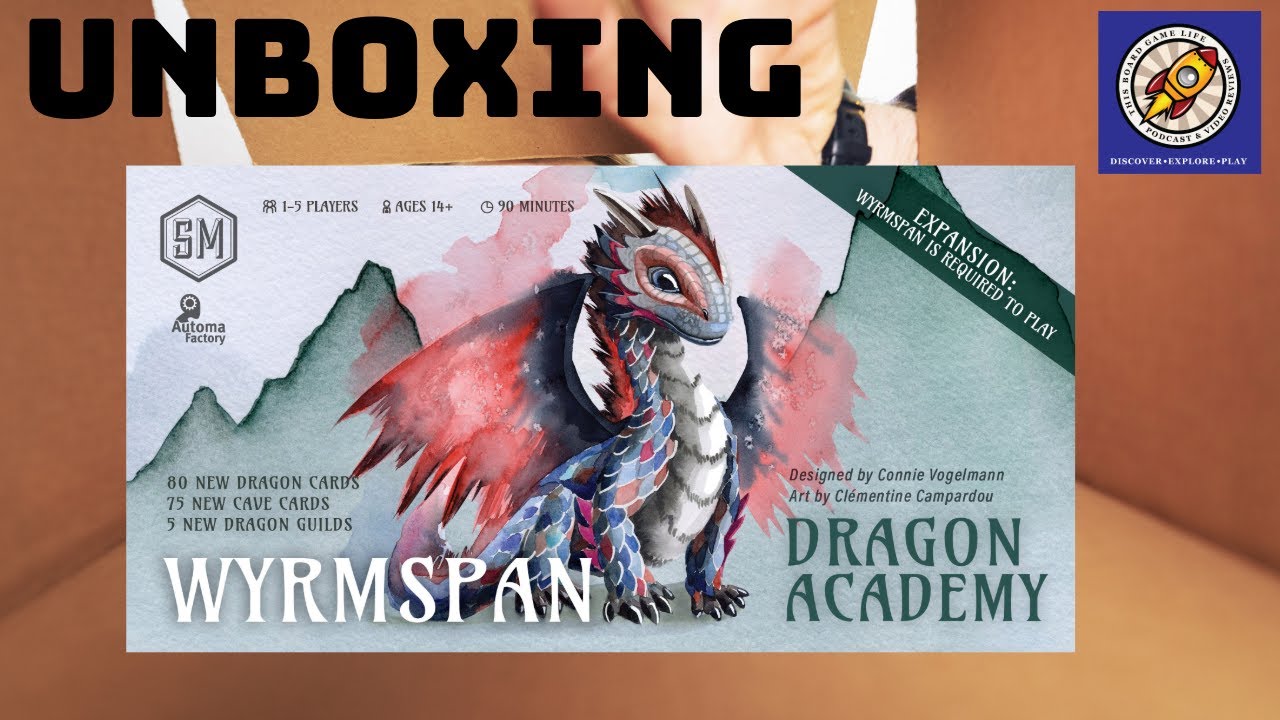 Wyrmspan Dragon Academy Unboxing - YouTube