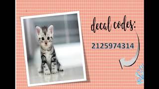 Animal Picture Codes  ROBLOX Bloxburg Medium