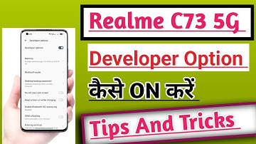 Realme C73 5G Developer Option ON Kare | How to Enable Developer Option