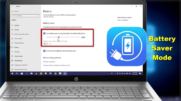 How to Enable Disable Battery Saver Mode in Windows 10  Laptop