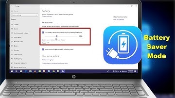 How to Enable Disable Battery Saver Mode in Windows 10  Laptop