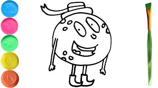 Drawing And Coloring Lets Go Luna With Paint