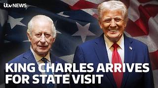 WATCH LIVE: King Charles arrives at US air base for state visit hosted by President Trump